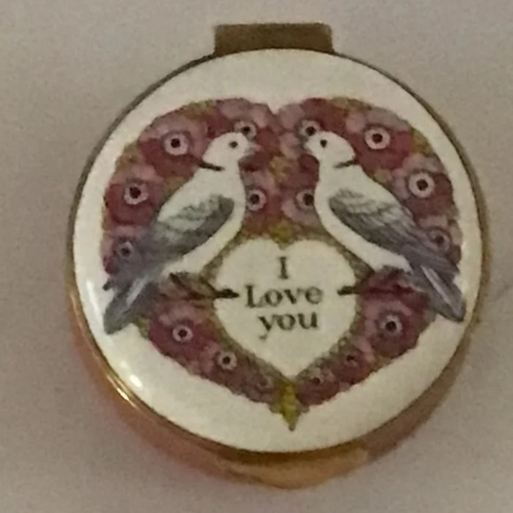 I love Bird Enamel Trinket Box - Picture 1 of 5